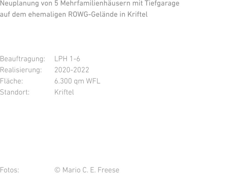 Wohnbebauung Kriftel TEXT